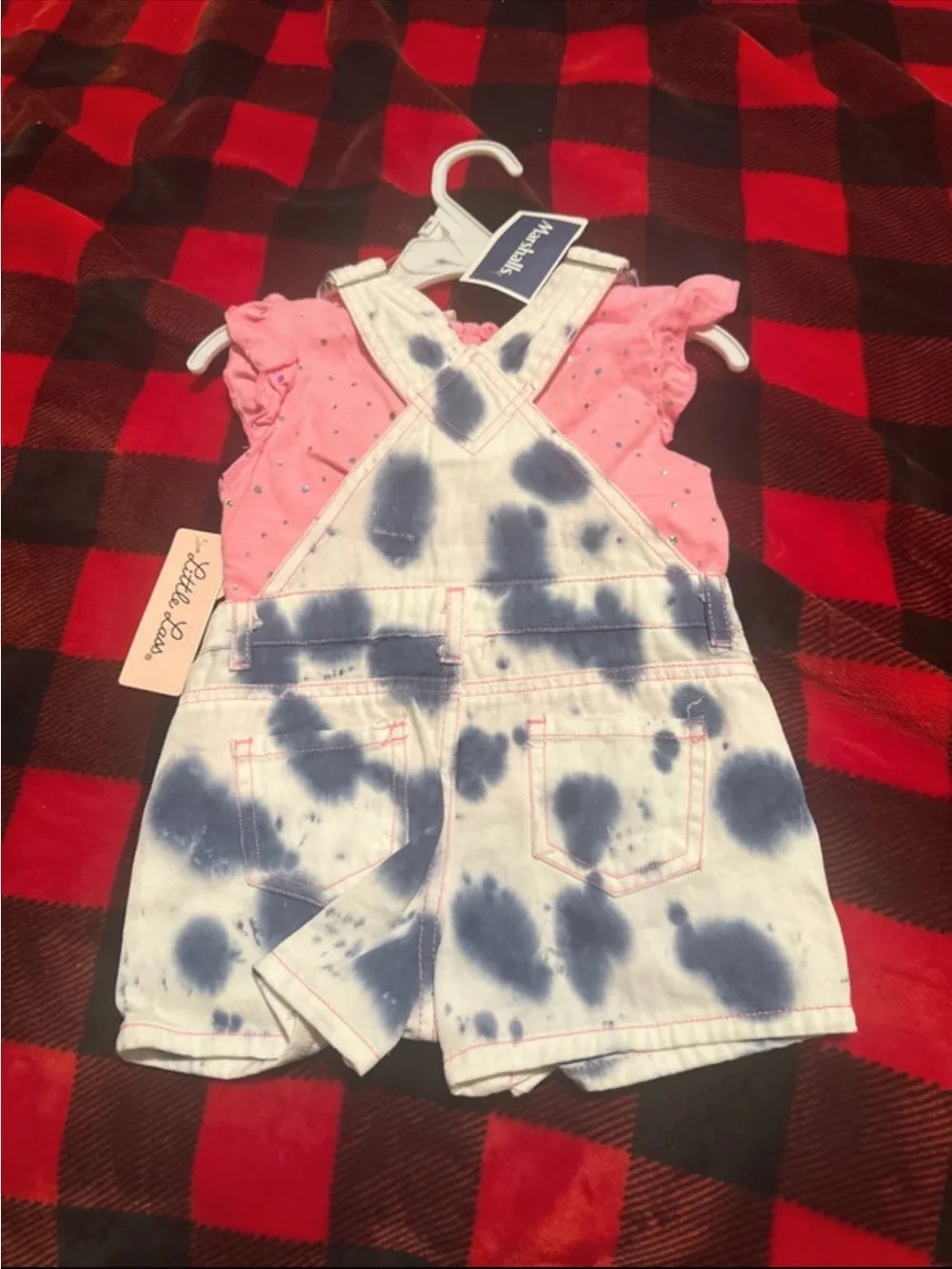 Little Lass Short Overalls - Picture 2 of 3